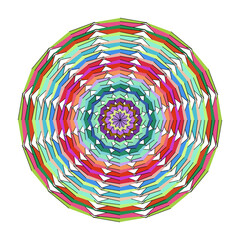 Smoke vibrant kaleidoscope pattern isolated on, a captivating design