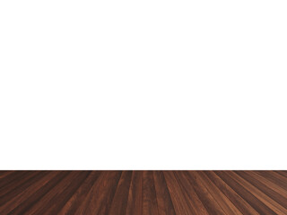 Dark Walnut Wood Floor with Black Wall PNG – Elegant Interior Background for Luxury Mockups and Product Placement