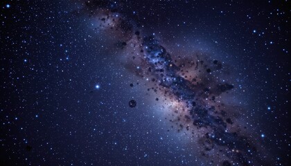 Beautiful Cosmic Galaxy Full Of Stars And Nebulae Within The Expansive Night Sky