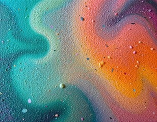 Colorful Abstract Texture with Swirling Patterns and Shimmering Glitter in Vibrant Hues