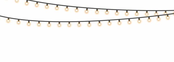 Romantic Warm Wedding String Lights — Flickering Garland Above Dinner Table & Cozy Ceiling Light Chains