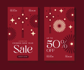 Chinese New Year Sale Banner