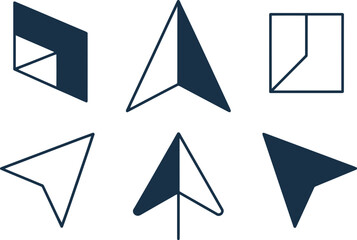 Explore navigation icons for user interface design and wayfinding projects today