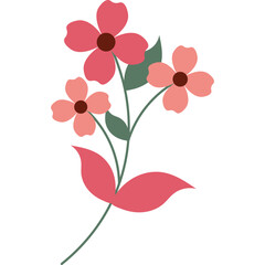 Flat Mother Day Flower