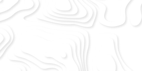 Vector abstract Topography map crave white and black wave doodle line topo map diagram relief line grid topo mountain background. geometric Line topography map contour background.	