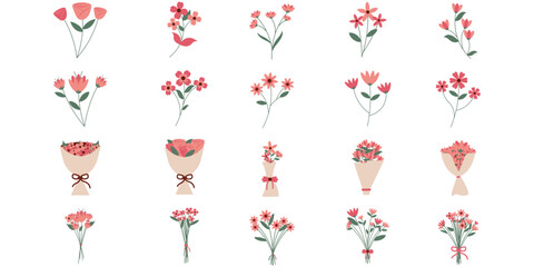 Flat Mother Day Flower