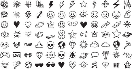 hand drawn icon vector