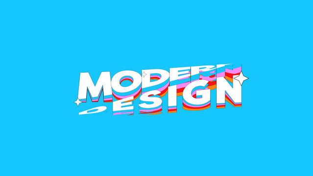 Typography Kinetic Color 6