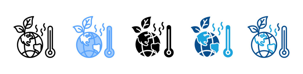 Climate Icon icon sheet multiple style collection