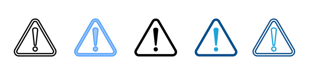 Risk Triangle icon sheet multiple style collection