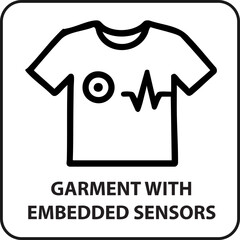 Garment with embedded sensors