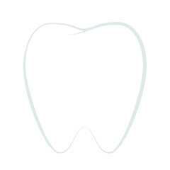 Teeth cartoon on png.