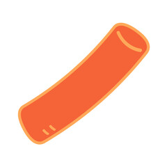 Tteokbokki Noodle vector. Korean food. Spicy rice cake. Tteokbokki logo design.