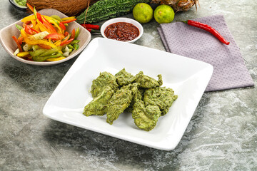 Indian cuisine - Mint chicken tikka