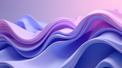 Abstract wave patterns in soft purple and pink hues create a soothing and modern visual.