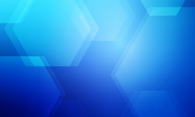 Fototapeta premium Modern technology background with abstract geometric hexagon shapes. Suitable for business, corporate, banner and backdrop.