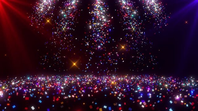 colorful happy birthday celebration confetti backgrounds