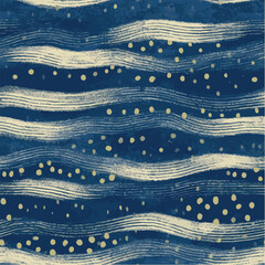 Seamless pattern of bohemian abstract dash and dot pattern