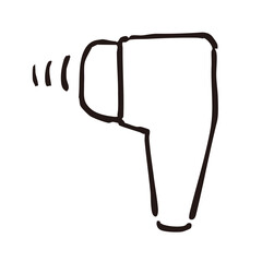 体温計のシンプルなイラスト