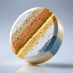 Professional Pharmaceutical Macro of Bisected Drug Tablet Layers