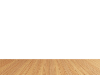Realistic Interior Wall and Medium-Warm Wooden Flooring – Transparent PNG Background for Room Mockups and Product Showcases