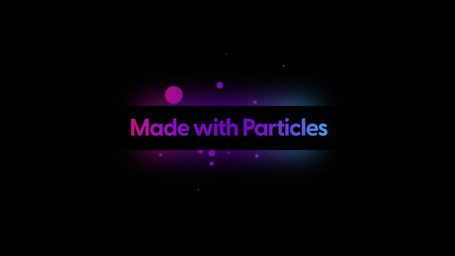 Typography Particles 12