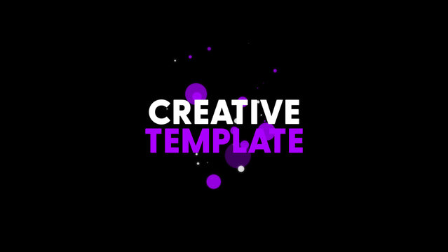 Typography Particles 14