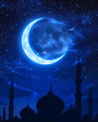 Elegant Islamic Ramadan Greeting Card Background Design