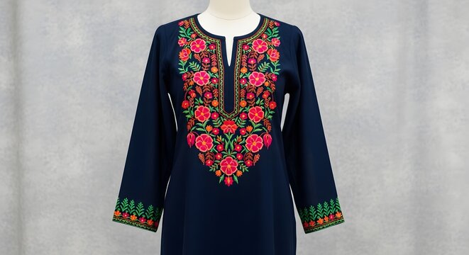 dress of a woman in a dress