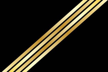 Diagonal golden lines arranged in a sleek parallel formation over a dark background, producing a modern high-contrast striped abstract design suitable for luxury graphics, tech visuals