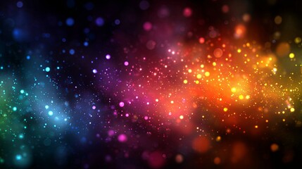 A glowing backdrop featuring dynamic light effects that create a vibrant, atmospheric visual mood, adding depth, radiance, and an abstract sense of motion	
