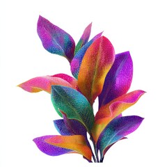 Vibrant leaf cluster