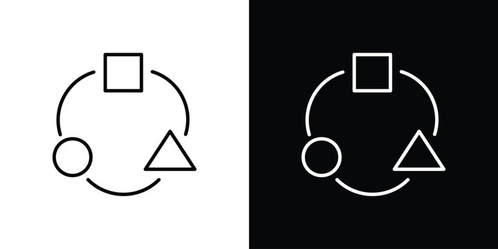 Adaptation icon in line design. Editable stroke icon.