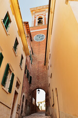 Old city tower in Foiano della Chiana