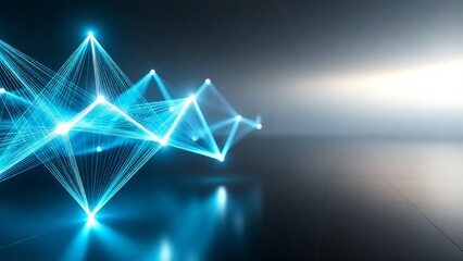 Interconnectedness Geometric Web of Light Points in Dark Space