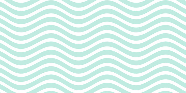 Wavy stripes seamless background. Thin hand drawn uneven waves vector pattern. Striped abstract template. Cute wavy streaks texture.