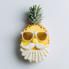 Pineapple with beard