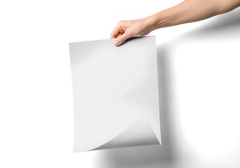 Person Holding Promotional Poster Hands Professional Display