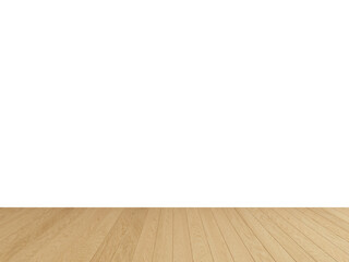 Light Natural Wood Floor with Black Wall – Transparent PNG Interior Background for Product Placement & Digital Staging