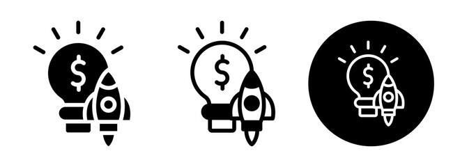 Boost Business Icon Collection Glyph & Mixed Style