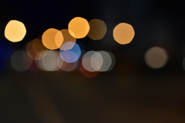 christmas lights boken background