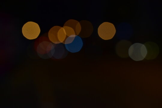 christmas lights boken background