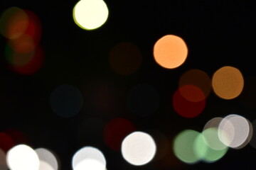 christmas lights boken background