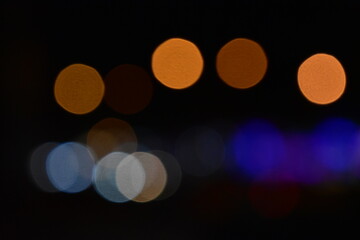 christmas lights boken background