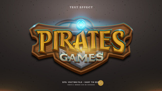 Pirates Games Fantasy Text Effect