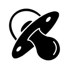 baby-pacifier-minimal-icon   set. vector illustration, pictogram isolated on white background. color editable