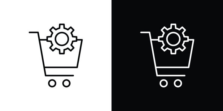 Procurement icon in line design. Editable stroke icon.