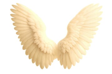 The wings of a white angel