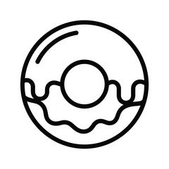 Fire flame icon set: Outline and solid black vector illustration on white background