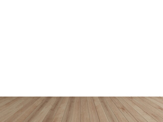 Medium-Tone Wood Floor with Transparent Wall – Modern Interior PNG for Mockups, Product Display, and Design Projects